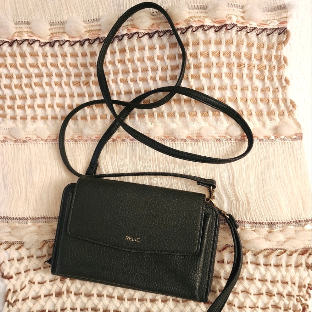 Relic Convertible Purse - Crossbody bag, Wristlet, Clutch, Wallet. Faux Leather